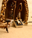 Uganda Banana Leaf Nativity