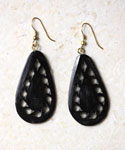 Horn Teardrop Earrings