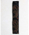 Black Satin Embroidered Cuff