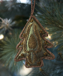 Copper Beaded Tree Ornament