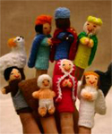 Peruvian Finger Puppet Nativity