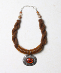 Amber Glass Necklace