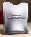 Guard Your Heart Money Clip In Black