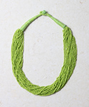 5000 Bead Necklace - Lime