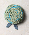 Turquoise Double Bud Brooch