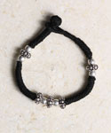 Threaded Bracelet with Sterling and Spacer Beads