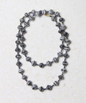Black and White Paper Bead Necklace