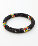 Maasai Bangle Bracelet, Black