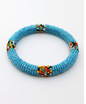 Maasai Bangle Bracelet, Turquoise