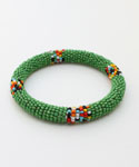 Maasai Bangle Bracelet, Green