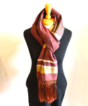 Afghan Silk Scarf, Copper