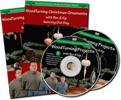 Woodturning Christmas Ornaments with Rex and Kip – DVD Volumes 5 & 6